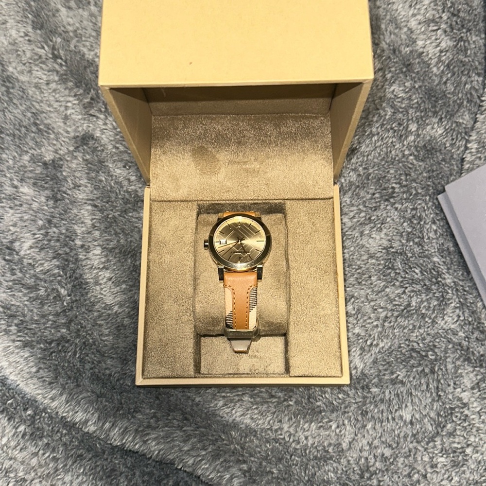 New Burberry Watch ( You will need to replace battery).